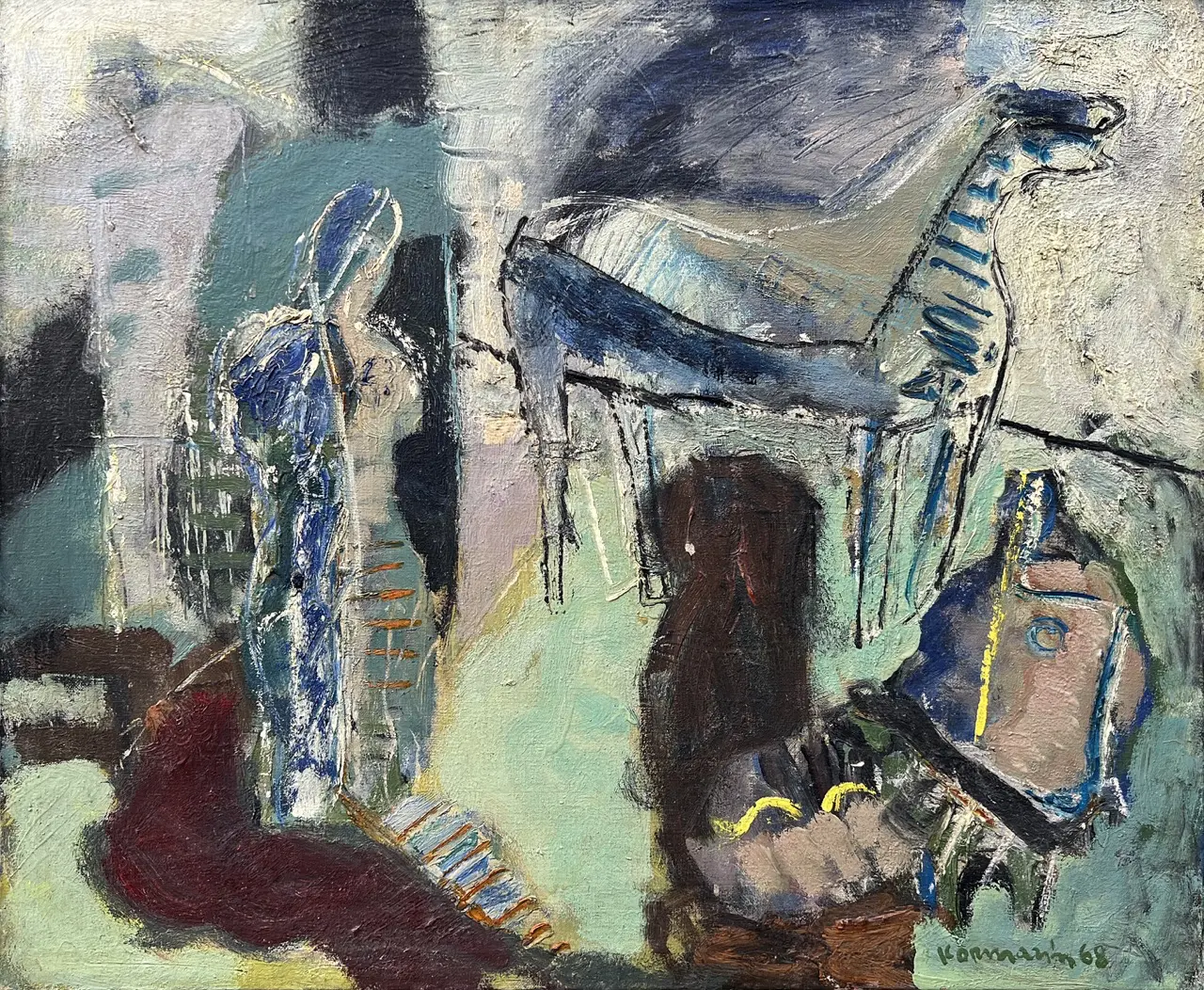 Evening in the courtyard